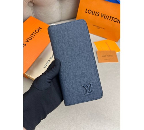 Гаманець синій Louis Vuitton Horizontal Aerogram Blue k419