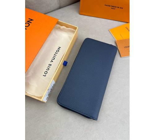 Гаманець синій Louis Vuitton Horizontal Aerogram Blue k419