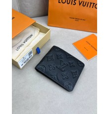 Гаманець чорний Louis Vuitton Monogram Multiple Shadow k415