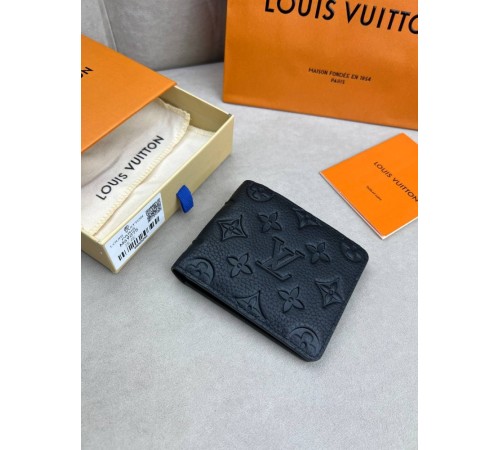 Гаманець чорний Louis Vuitton Monogram Multiple Shadow k415