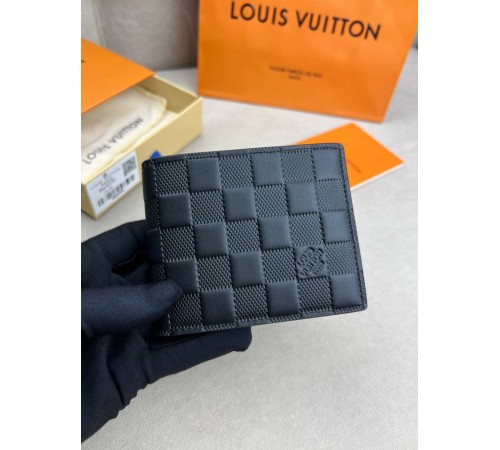 Гаманець чорний Louis Vuitton Multiple Damier Infini k416