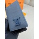 Кардхолдер синій Louis Vuitton Aerogram Blue k414