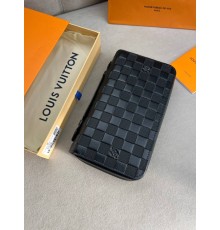 Органайзер чорний Louis Vuitton Zippy XL Damier Infini k425