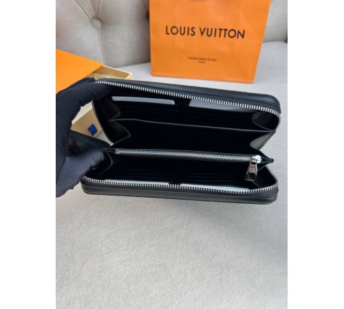 Органайзер чорний Louis Vuitton Zippy XL Damier Infini k425