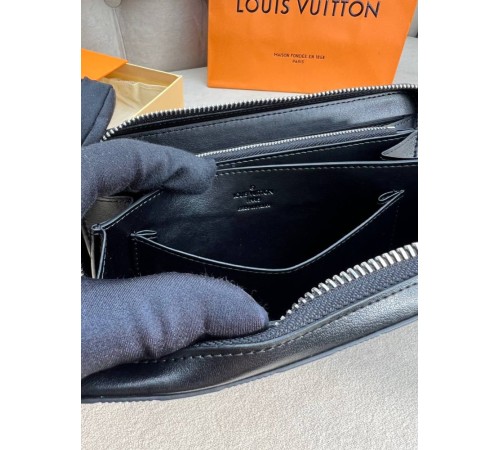 Органайзер чорний Louis Vuitton Zippy XL Damier Infini k425