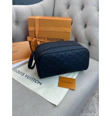 Несесер чорний Louis Vuitton Dopp Kit Monogram Shadow  c869