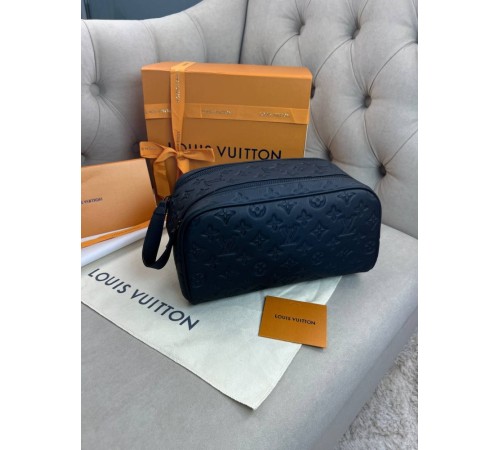 Несесер чорний Louis Vuitton Dopp Kit Monogram Shadow  c869