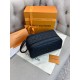 Несесер чорний Louis Vuitton Dopp Kit Monogram Shadow  c869