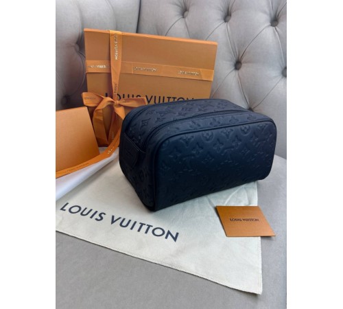 Несесер чорний Louis Vuitton Dopp Kit Monogram Shadow  c869