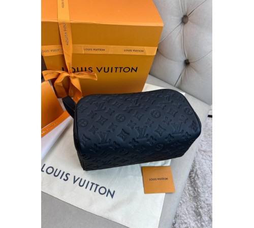 Несесер чорний Louis Vuitton Dopp Kit Monogram Shadow  c869