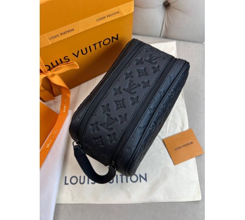 Несесер чорний Louis Vuitton Dopp Kit Monogram Shadow  c869