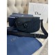 Месенджер чорний Dior Saddle Oblique Black c881