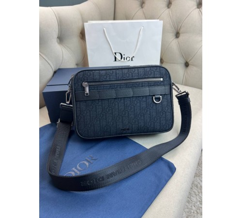 Месенджер чорний Dior Safari Black c882