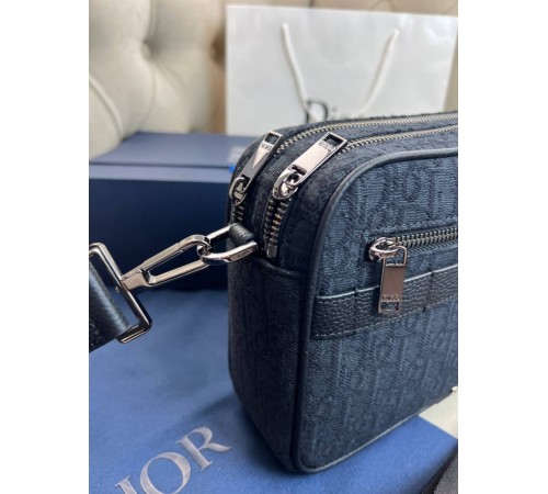 Месенджер чорний Dior Safari Black c882