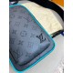 Сумка-слінг сірий Louis Vuitton Avenue PM Monogram Eclipse Reverse Blue c873