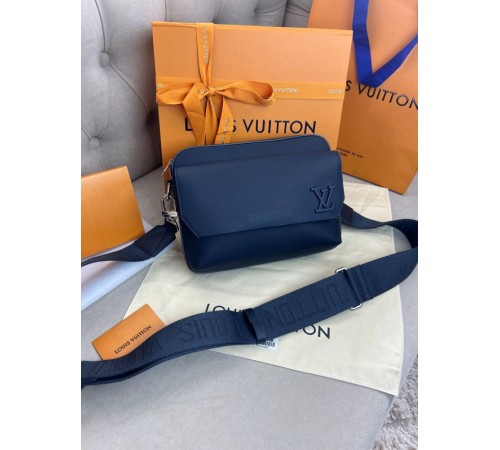 Месенджер синій Louis Vuitton Fastline Blue c877