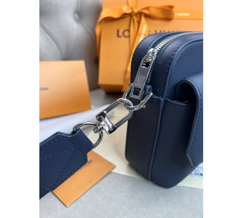 Месенджер синій Louis Vuitton Fastline Blue c877