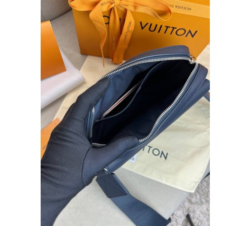 Месенджер синій Louis Vuitton Fastline Blue c877