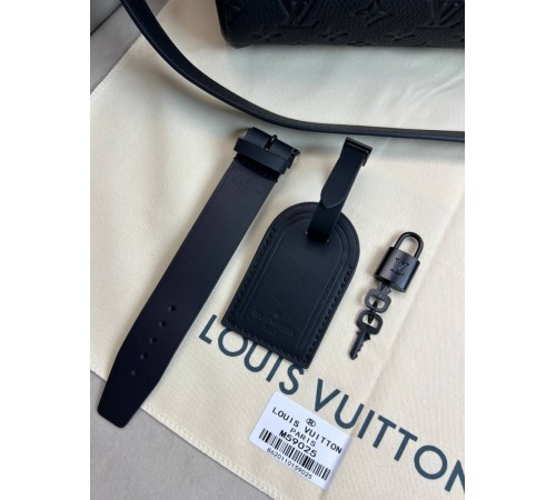 Дорожня сумка чорна Louis Vuitton Keepall Monogram Taurillon 50cm c875