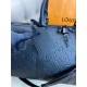 Дорожня сумка чорна Louis Vuitton Keepall Monogram Taurillon 50cm c875