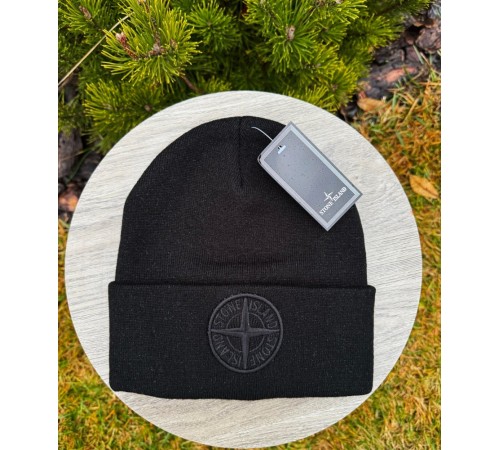 Шапка Stone Island classic чорна