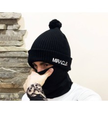 Шапка Miracle Knitwear чорна