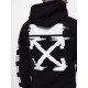 Худи Off White - Stripe and Cross, Black/White