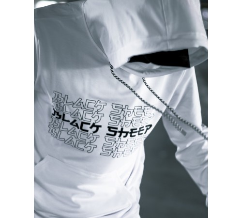 Худи унисекс Black Sheep белое