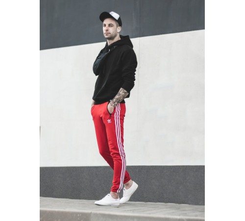 Cпортивные штаны Adidas - Line, Red