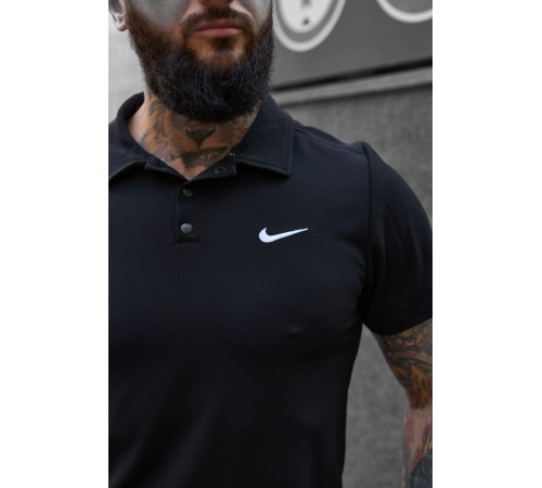 Футболка Polo Nike чорне