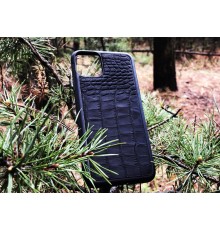 Чехол для (Iphone 11 Pro Max) alligator black