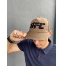 Тракер кепка UFC хаки Большой логотип