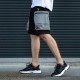 Шорты карго мужские Пушка Огонь Pants с рефлективом черные