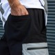 Шорты карго мужские Пушка Огонь Pants с рефлективом черные