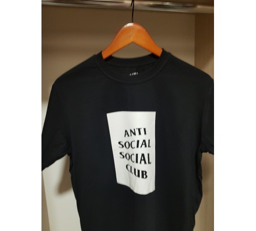 Черная футболка Аnti Social Social Club