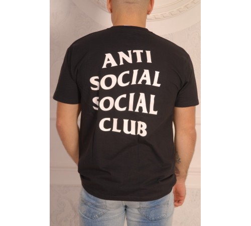 Черная классическая футболка Аnti Social Social Club