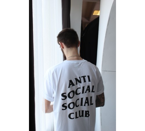 Классическая белая футболка Аnti Social Social Club