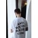 Классическая белая футболка Аnti Social Social Club