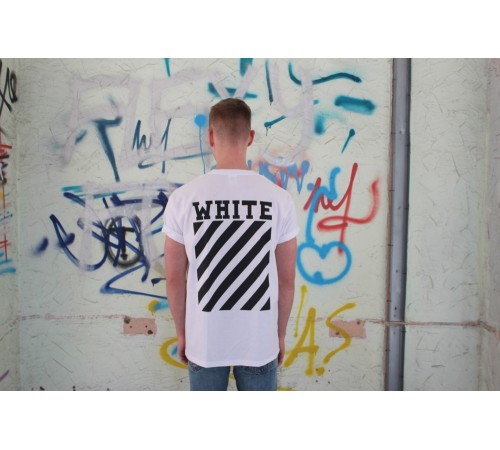 Белая футболка Off White