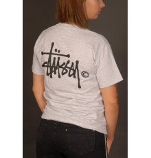 Cерая футболка Stussy