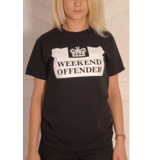 Черная футболка Weekend Offender