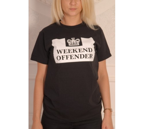 Черная футболка Weekend Offender