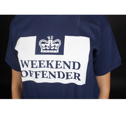 Темно-синяя футболка Weekend Offender