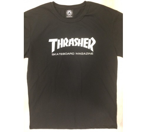 Черная футболка Thrasher