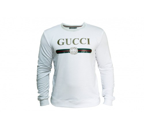 Белый мужской свитшот Gucci