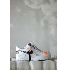 Nike Air Force "Just Do It" Белый с вставками