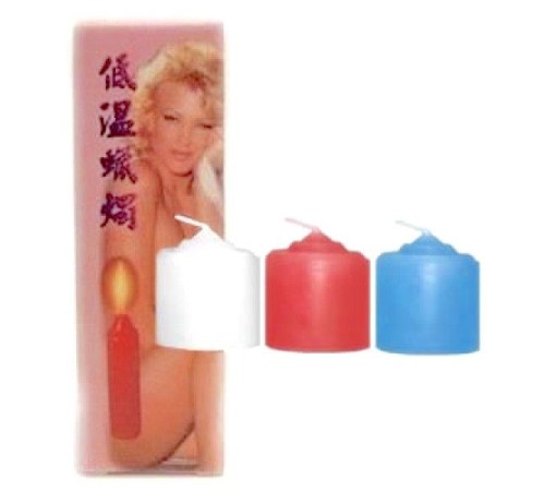 Восковые свечи с низкой температурой плавления Sensual Hot Wax Candles Set