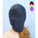 Черная эластичный закрытая маска на все лицо Black Sponge Hood