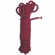 Веревка для связывания бордовая коттоновая Special Cotton Rope, 10 метров