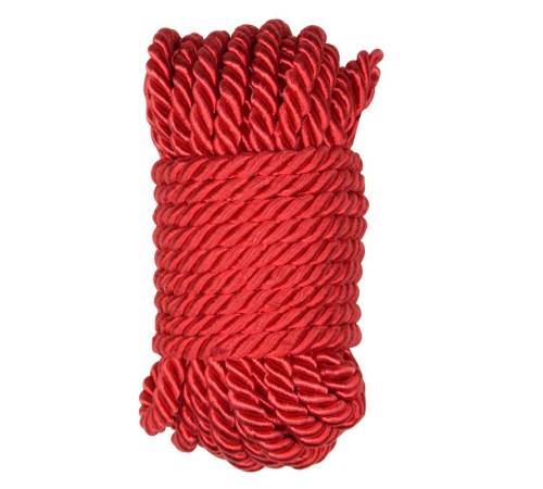 Веревка для связывания красная шелковая Special Silk Rope, 10 метров